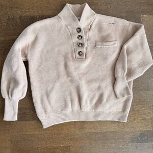 Lunya Beige Sweater Xs